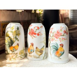 Bình chuông cắm hoa Kim Kê Phúc Quý LH029