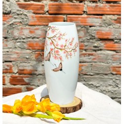 Lọ hoa dáng bom đào hạc LH035A Lọ hoa dáng bom đào hạc LH035A