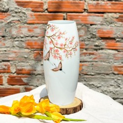 Lọ hoa dáng bom đào hạc LH035A