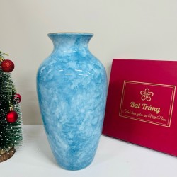 Lọ hoa men vân đá nhiều màu sắc LH037 Lọ hoa men vân đá nhiều màu sắc LH037