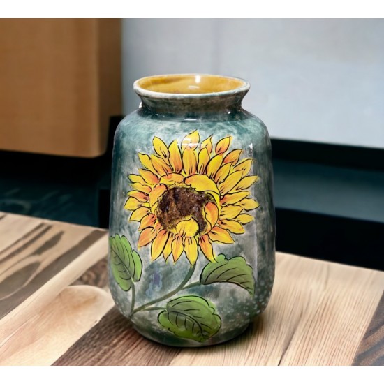 Bình cắm hoa Bát Tràng vẽ tay LH17