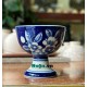 Ly sứ uống rượu men lam vẽ hoa đào LS03B