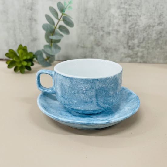 Bộ tách cafe quai vuông các màu vân đá LT03A Bộ tách cafe quai vuông các màu vân đá LT03A