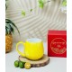 Ly tách cafe trứng các màu vân đá LT03E