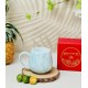 Ly tách cafe trứng các màu vân đá LT03E