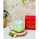 Ly tách cafe trứng các màu vân đá LT03E