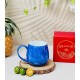 Ly tách cafe trứng các màu vân đá LT03E
