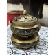 Lư đồng đốt trầm khắc hoa sen LX03