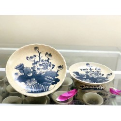 Mâm bồng men rạn họa tiết Sen nhiều kích thước MBT01S