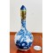 Nậm rượu vẽ tứ quý men lam bọc đồng 350ml NR08
