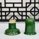 Ống tăm men vân đá vẽ chỉ vàng - Phụ kiện ấm chén