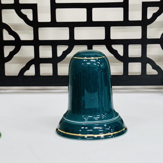 Ống tăm men vân đá vẽ chỉ vàng - Phụ kiện ấm chén