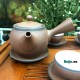 Bộ ấm chén tử sa chuôi nhật ống AC09