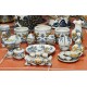 Bộ đồ thờ ban treo tường men rạn đắp nổi rồng vàng Bát Tràng DT36