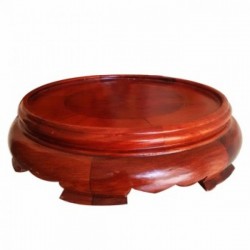 Chân đế gỗ hương đỏ đẹp dáng tròn nhiều kích thước