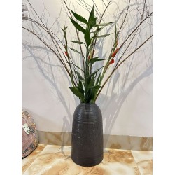 Bình cắm đào dáng chuông khắc LH15 Bình cắm đào dáng chuông khắc LH15