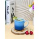 Cốc sứ men hỏa biến dáng trụ Bát Tràng