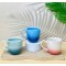 Cốc sứ men hỏa biến dáng tròn Bát Tràng
