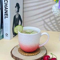 Cốc sứ men hỏa biến dáng tròn Bát Tràng