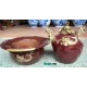 Điếu bát đẹp Chivas đỏ bọc đồng họa tiết cá chép hóa rồng DB241 Điếu bát đẹp Chivas đỏ bọc đồng họa tiết cá chép hóa rồng DB241