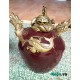 Điếu bát đẹp Chivas đỏ bọc đồng họa tiết cá chép hóa rồng DB241 Điếu bát đẹp Chivas đỏ bọc đồng họa tiết cá chép hóa rồng DB241