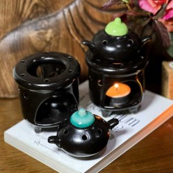 Bếp đốt trầm 3 chân gốm Bát Tràng DX09 Bếp đốt trầm 3 chân gốm Bát Tràng DX09