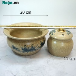 Điếu bát men rạn giả cổ DB14 Điếu bát men rạn giả cổ DB14