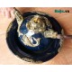 Điếu bát Chivas xanh cô ban họa tiết cá chép hóa rồng DB242 Điếu bát Chivas xanh cô ban họa tiết cá chép hóa rồng DB242