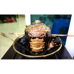 Điếu bát Chivas 38 bọc đồng kỹ cực đẹp DB29 Điếu bát Chivas 38 bọc đồng kỹ cực đẹp DB29