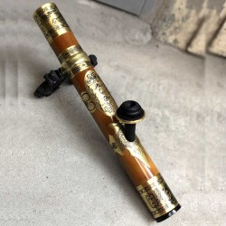Điếu cày mini vàng bọc đồng chống đổ nước  DC05A Điếu cày mini vàng bọc đồng chống đổ nước  DC05A