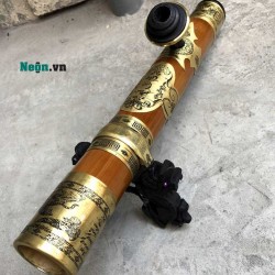 Điếu cày mini vàng bọc đồng chống đổ nước  DC05A Điếu cày mini vàng bọc đồng chống đổ nước  DC05A