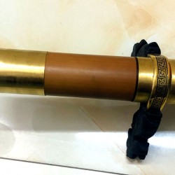 Điếu cày Thanh Hóa vàng bọc đồng trơn DC061 Điếu cày Thanh Hóa vàng bọc đồng trơn DC061