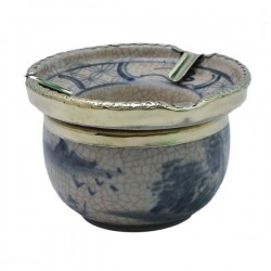 Gạt tàn men rạn giả cổ bọc đồng GATTAN01 - Phụ kiện ấm chén Gạt tàn men rạn giả cổ bọc đồng GATTAN01 - Phụ kiện ấm chén