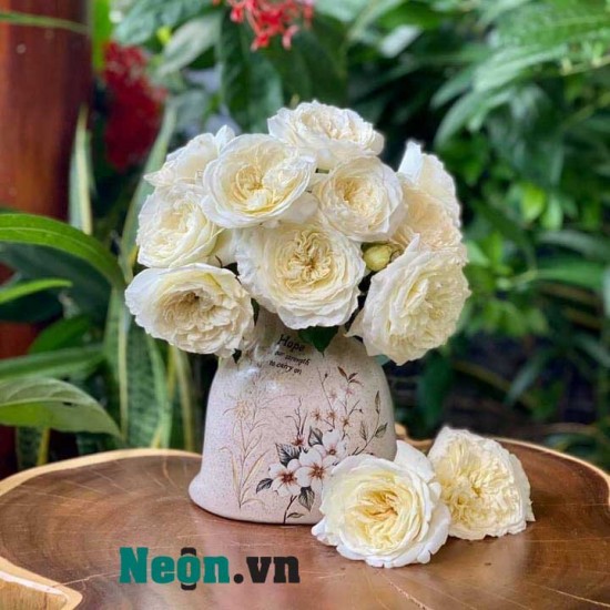 Lọ hoa mini dáng túi tiền để bàn LH09