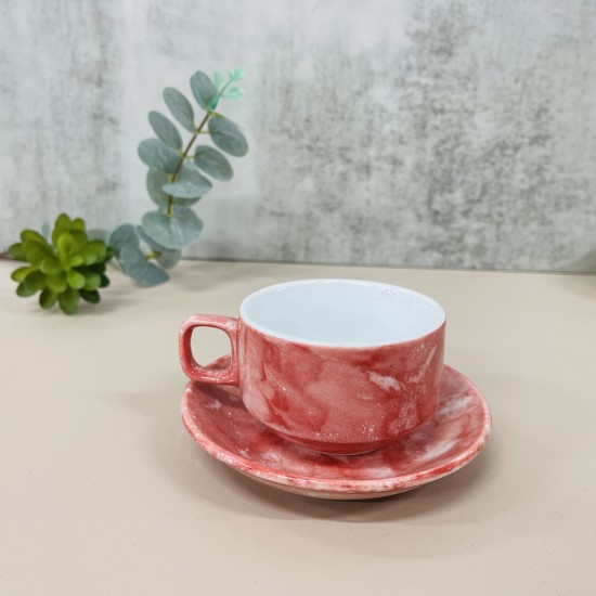 Bộ tách cafe quai vuông các màu vân đá LT03A Bộ tách cafe quai vuông các màu vân đá LT03A