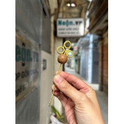 Phụ kiện điếu bát thông điếu đồng gỗ tròn Phụ kiện điếu bát thông điếu đồng gỗ tròn